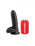 King Cock 17 cm Dildo With Balls Black 603912350210 photo