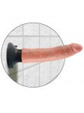 KING COCK 17.78 CM VIBRATING COCK FLESH 603912737707 package
