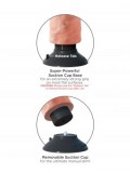 KING COCK 20.32 CM VIBRATING COCK FLESH 603912737721 package