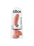 King Cock 23 cm Dildo With Balls Flesh 603912350173 toy