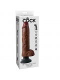 KING COCK 25.5 CM VIBRATING COCK WITH BALLS BROWN 603912737813 review