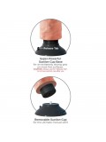 KING COCK - 6"- 15.24 CM VIBRATING COCK FLESH 603912737691 image