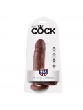 KING COCK 7" COCK BROWN WITH BALLS 17.8 CM 603912350227 toy