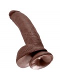 KING COCK 9" COCK BROWN WITH BALLS 22.9 CM 603912350265 package