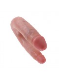 King Cock Small Double Trouble Flesh 603912350067