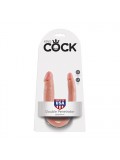 King Cock Small Double Trouble Flesh 603912350067 toy