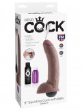 KING COCK SQUIRTING BROWN 9" 603912355567 review