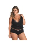 LEG AVENUE JERSEY CAMI& BOYSHORTS PLUS SIZE 714718514857