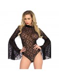 LACE BELL SLEEVE TEDDY ONE SIZE 714718530567