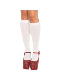 Leg Avenue Nylon Knee Highs White UK 8 to 14 714718005751