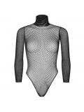 TURTLENECK FISHNET LONG SLEEVE TEDDY ONE SIZE 714718530512 photo