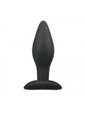 Medium Black Silicone Buttplug 8718627526842