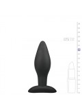 Medium Black Silicone Buttplug 8718627526842 image