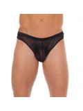 Mens Black Mesh G-String 8718924223475