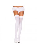 Nylon Thigh Highs - White 714718006345