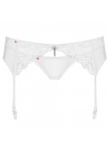 OBSESSIVE CHARMS GARTER BELT WHITE photo