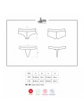 OBSESSIVE LACEA SHORTY AND THONG PACK WHITE AND YELLOW offer