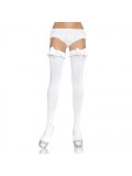 Opaque Thigh Highs White 714718005980