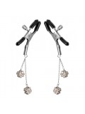 Ornament Adjustable Nipple Clamps with Jewel Accents 848518021182