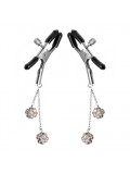 Ornament Adjustable Nipple Clamps with Jewel Accents 848518021182
