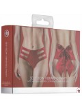 OUCH! BOW SEXY VIBRATING PANTY-RED price 8714273301444