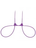 DISPOSABLE OUCH! ZIP TIE CUFFS PURPLE