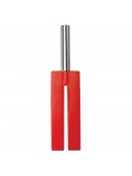 OUCH! LEATHER SLIT PADDLE RED
