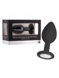 REGULAR DIAMOND BUTT PLUG BLACK toy