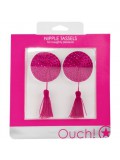 ROUND NIPPLE TASSELS OUCH! NIPPLE COVERS PINK toy