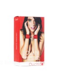OUCH VELCRO CUFFS HAND ANKLES RED 8714273309501 toy