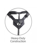 King Cock Strap-On Harness 7 Inch Two Cocks One Hole Dildo 603912750898 review