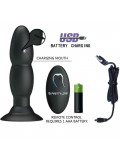 PRETTY LOVE PLUG WITH VIBRATOR AND ROTATION FUNCTIONS BY REMOTE CONTROL 6959532317756 package