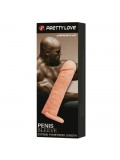 PRETTY LOVE REALISTIC PENIS SLEEVE WITH BALL STRAP 16 CM 6959532317855 detail