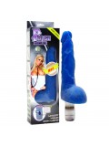 PULSE MASTER REALISTIC VIBRATOR WITH LIGHT BLUE