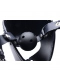 Puppy Play Mask With Ball Gag - Black 848518022790 toy