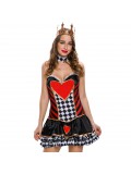 QUEEN COSTUME HEARTS SIZE M 714569774097