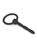 Ribbed Hollow Silicone Penis Plug 8719497662494 toy