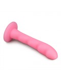 Ripples Silicone Strap On Harness Dildo- Pink 848518016157 photo