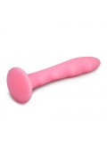 Ripples Silicone Strap On Harness Dildo- Pink 848518016157 image