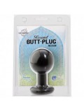 ROUND BUTTPLUG MEDIUM BLACK 0782421003081 toy