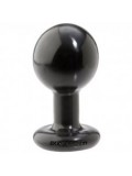 ROUND BUTTPLUG MEDIUM BLACK 0782421003081