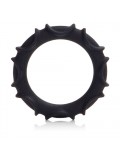 Atlas Silicone Cock Ring Black 0716770062376