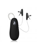 Heated Vibrating Nipple Teasers Black 716770083425