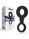 SONO N47 COCK AND TESTICLE RING BLACK toy