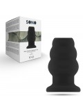 SONO N49 SMALL HOLLOW TUNNEL BUTT PLUG BLACK toy