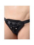 Sutra Fleece-Lined Strap On with Vibrator Pouch 848518015969 toy