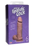 THE REALISTIC COCK UR3 6 INCH BROWN 0782421014315 toy