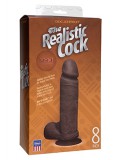 THE REALISTIC COCK UR3 8 INCH BROWN 0782421014308 toy