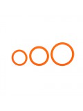 Three Size Cockring Set - Orange 8718627527436