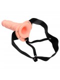 REAL RAPTURE AIR FEELING 8' HOLLOW STRAP-ON WITH SCROTUM WHITE price